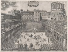 Speculum Romanae Magnificentiae: Vatican Tournament, 1565., 1565. Creator: Master HCB