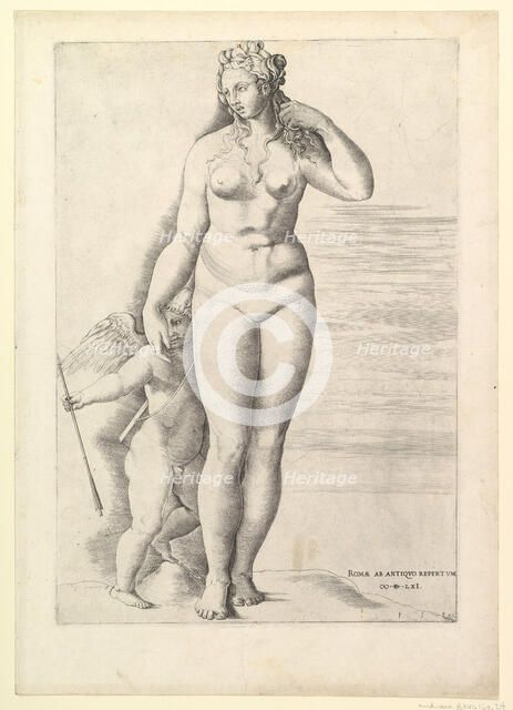 Speculum Romanae Magnificentiae: Venus and Eros, 1561. Creator: Unknown.