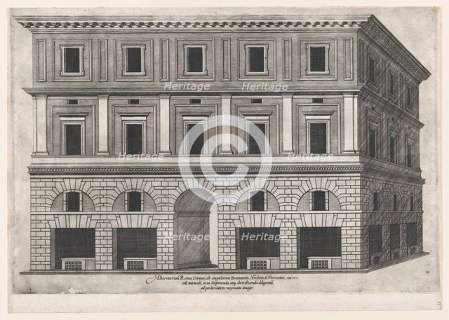 Speculum Romanae Magnificentiae: Alberini Palace, 16th century., 16th century. Creator: Anon.
