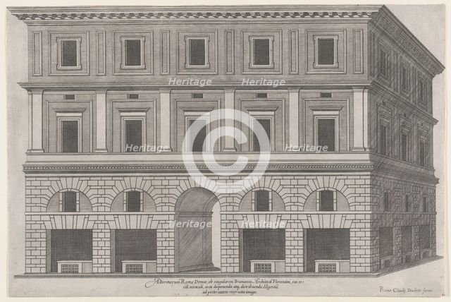 Speculum Romanae Magnificentiae: Alberini Palace, late 16th century., late 16th century. Creator: Anon.