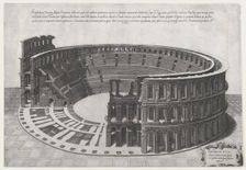 Speculum Romanae Magnificentiae: Amphitheater at Verona, 1560., 1560. Creator: Anon