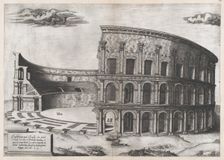 Speculum Romanae Magnificentiae: Amphitheatrum Castrense, 1560., 1560. Creator: Anon