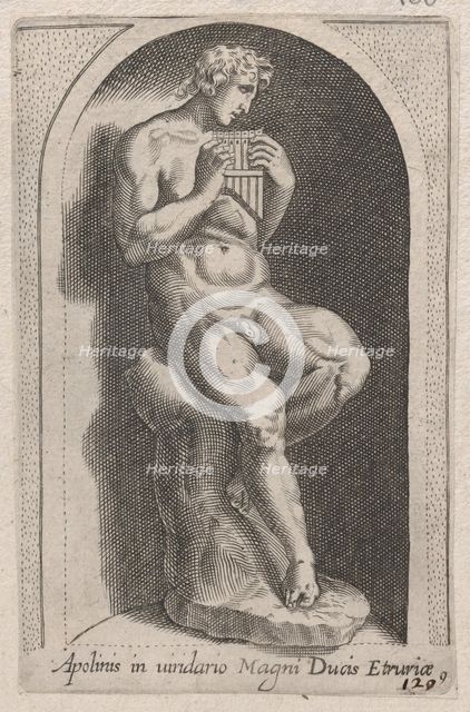 Speculum Romanae Magnificentiae: Apolinis (Apolinis in uiridario Magni Ducis Etrur..., 16th century. Creator: Anon.