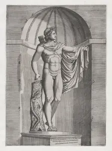Speculum Romanae Magnificentiae: Apollo Belvedere, 1552., 1552. Creator: Unknown