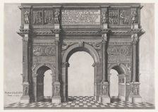 Speculum Romanae Magnificentiae: Arch of Constantine, 1583., 1583. Creator: Anon