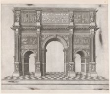 Speculum Romanae Magnificentiae: Arch of Constantine, 16th century., 16th century. Creator: Anon