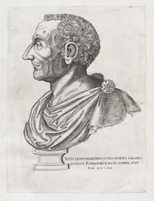 Speculum Romanae Magnificentiae: Bust of Livy, 1582., 1582. Creator: Unknown