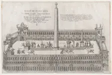 Speculum Romanae Magnificentiae: Circus Flaminius, 1553., 1553. Creator: Nicolas Beatrizet