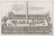 Speculum Romanae Magnificentiae: Circus Flaminius, 1553., 1553. Creator: Nicolas Beatrizet