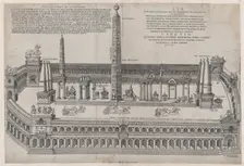 Speculum Romanae Magnificentiae: Circus Maximus, 1553., 1553. Creator: Nicolas Beatrizet