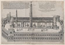 Speculum Romanae Magnificentiae: Circus Maximus, 1553., 1553. Creator: Nicolas Beatrizet
