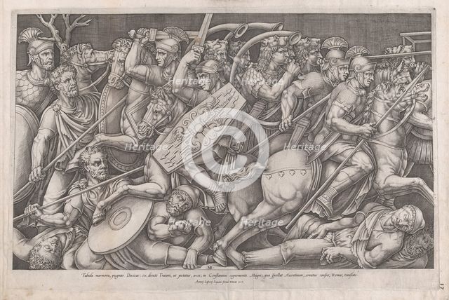 Speculum Romanae Magnificentiae: Daican War, 1553., 1553. Creator: Nicolas Beatrizet.