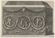 Speculum Romanae Magnificentiae: Decorated Sarcophagus with Arabesques, 1582., 1582. Creator: Giovanni Ambrogio Brambilla
