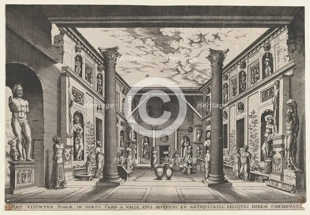 Speculum Romanae Magnificentiae: Della Valle Museum, 16th century., 16th century. Creator: Unknown.