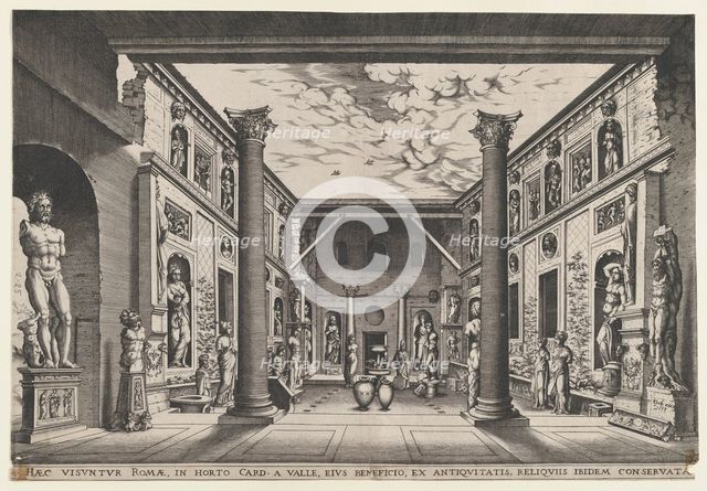 Speculum Romanae Magnificentiae: Della Valle Museum, 16th century., 16th century. Creator: Unknown.