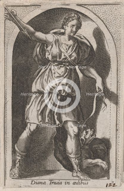 Speculum Romanae Magnificentiae: Diana (Diana Triuia in aedibus), 16th century., 16th century. Creator: Anon.