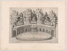 Speculum Romanae Magnificentiae: Fountain and Gardens of the Villa d'Este at Tivoli, 1575., 1575. Creator: Etienne Duperac