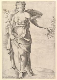 Speculum Romanae Magnificentiae: Flora, mid-16th century. Creator: Unknown