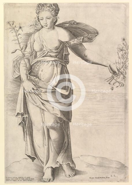 Speculum Romanae Magnificentiae: Flora, mid-16th century. Creator: Unknown.