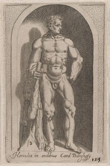 Speculum Romanae Magnificentiae: Hercules (Hercules in aedibus Card. Burghesij), 1..., 16th century. Creator: Anon