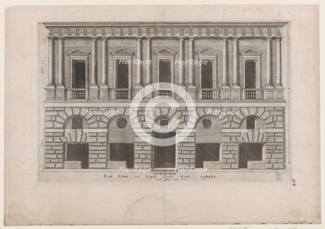 Speculum Romanae Magnificentiae: House of Raphael, 1549., 1549. Creator: Anon.