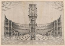 Speculum Romanae Magnificentiae: Interior Reconstruction of the Colosseum, 16th ce..., 16th century. Creator: Anon