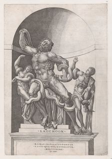 Speculum Romanae Magnificentiae: Laocoon, 16th century., 16th century. Creator: Nicolas Beatrizet