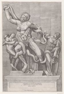 Speculum Romanae Magnificentiae: Laocoon, 16th century., 16th century. Creator: Nicolas Beatrizet