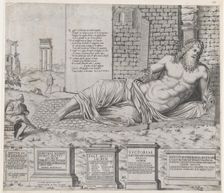 Speculum Romanae Magnificentiae: Marforius, 1550., 1550. Creator: Attributed to Nicolas Beatrizet