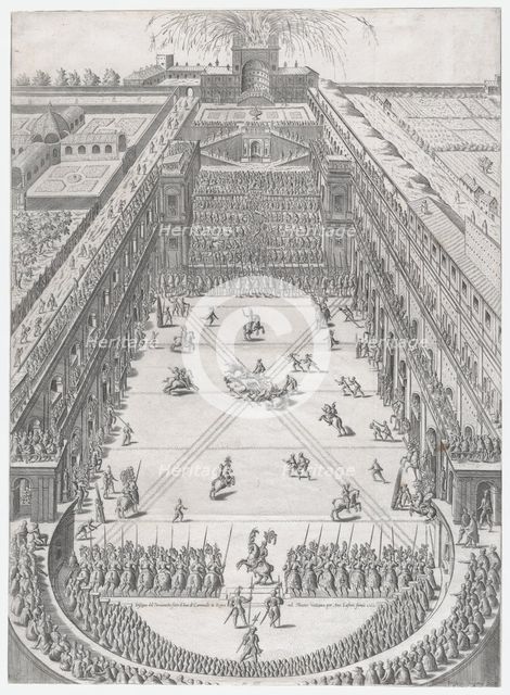 Speculum Romanae Magnificentiae: Marriage of Annibale Altemps and Ortensia Borromeo, Rome,..., 1565. Creator: Etienne Duperac.