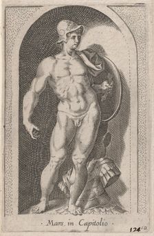 Speculum Romanae Magnificentiae: Mars (Mars in Capitolio), 16th century., 16th century. Creator: Anon