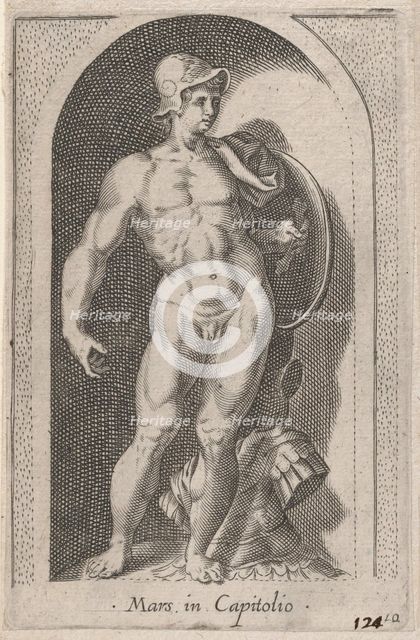 Speculum Romanae Magnificentiae: Mars (Mars in Capitolio), 16th century., 16th century. Creator: Anon.