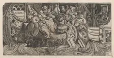 Speculum Romanae Magnificentiae: Naval Battle, 16th century., 16th century. Creator: Michele Lucchese