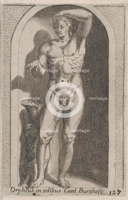 Speculum Romanae Magnificentiae: Orpheus (Orpheus in aedibus Card. Burghesij), 16t..., 16th century. Creator: Anon.