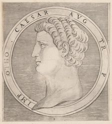 Speculum Romanae Magnificentiae: Otho, from The Twelve Caesars, ca. 1500-1534., ca. 1500-1534. Creator: Marcantonio Raimondi