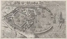 Speculum Romanae Magnificentiae: Port of Rome, 1581., 1581. Creator: Giovanni Ambrogio Brambilla