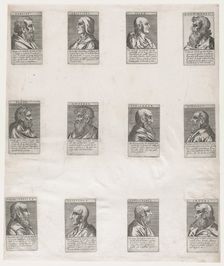 Speculum Romanae Magnificentiae: Portraits of the Ancient Philosophers, 16th century., 16th century. Creator: Anon