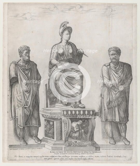 Speculum Romanae Magnificentiae: Roma Victrix, 1549., 1549. Creator: Nicolas Beatrizet.