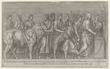 Speculum Romanae Magnificentiae: Sacrifice on the Campus Martius, 16th century., 16th century. Creator: Anon
