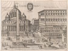 Speculum Romanae Magnificentiae: St. Peter's, 16th century., 16th century. Creator: Anon