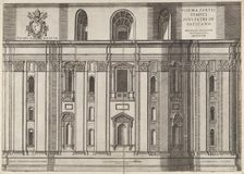 Speculum Romanae Magnificentiae: St. Peter's, 1564. Creator: Vincenzo Luchino