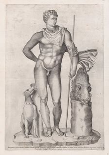 Speculum Romanae Magnificentiae: Statue of Meleager, 1555., 1555. Creator: Anon