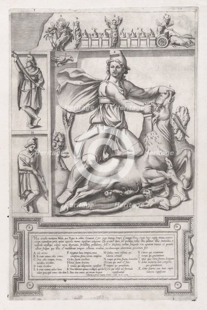Speculum Romanae Magnificentiae: Statue of Mithras, 1564., 1564. Creator: Anon.