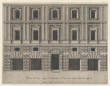 Speculum Romanae Magnificentiae: [Stazzi Palace], 1549. Creator: Anon