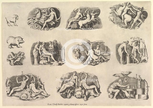 Speculum Romanae Magnificentiae: Subjects after Antiqu..., executed ca. 1550-77, printed after 1577. Creator: Unknown.