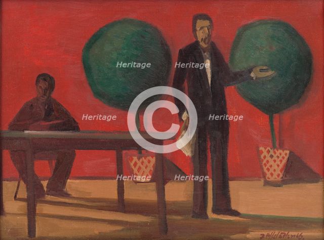 Speaker, 1946. Creator: Bedrich Hoffstädter.