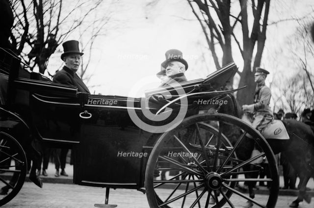 Speaker Clark and Vice Pres't. Marshall, 1913. Creator: Bain News Service.