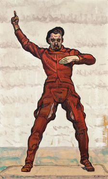 Speaker. For Unanimity (The oath), 1913. Creator: Hodler, Ferdinand (1853-1918)