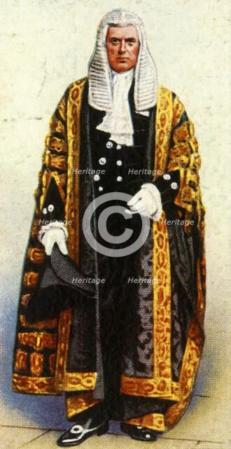 'Speaker of the House of Commons', 1937. Creator: Unknown.