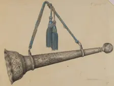 Speaking Trumpet, c. 1938. Creator: Samuel O. Klein